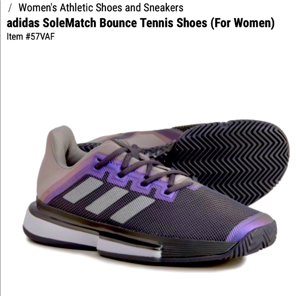 NWT 2021 Women’s Adidas SoleMatch Tennis Shoes